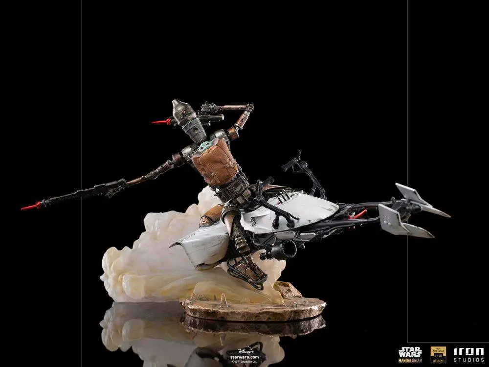 Statue mandalorian ig 11 and child 1/10